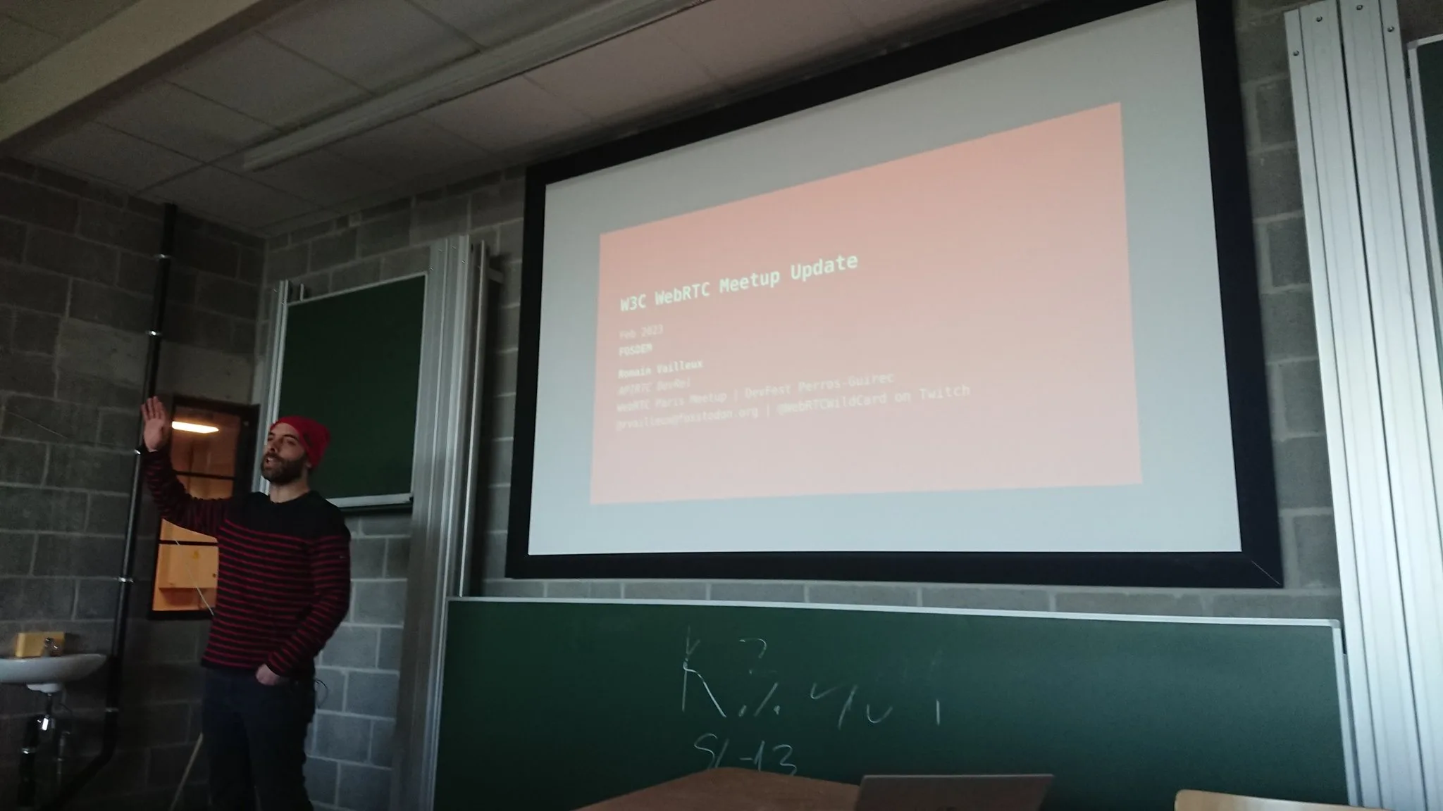 ApiRTC shared W3C WebRTC Working Group updates at FOSDEM 2023 OpenSource conference